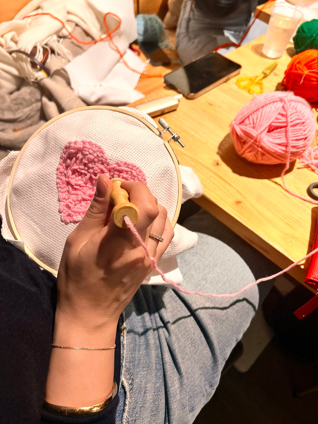 Colazione & Punch needle firmato CHARME🧶